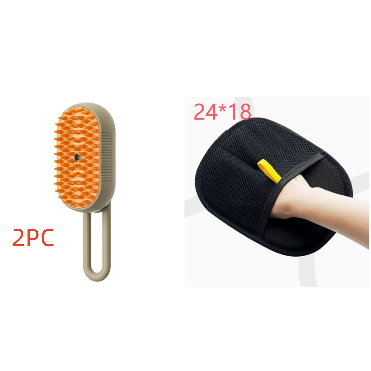 Covtrix™ SteamCare 3-in-1 Pet Grooming Brush
